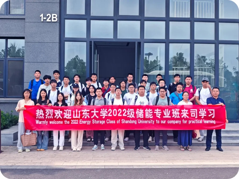 Inovando o armazenamento de energia juntos: professores e estudantes da Universidade de Shandong visitam para intercâmbio