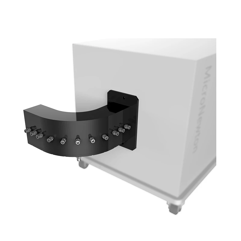 M&oacute;dulo experimental de fluxo de tubo de curvatura quadrada F105