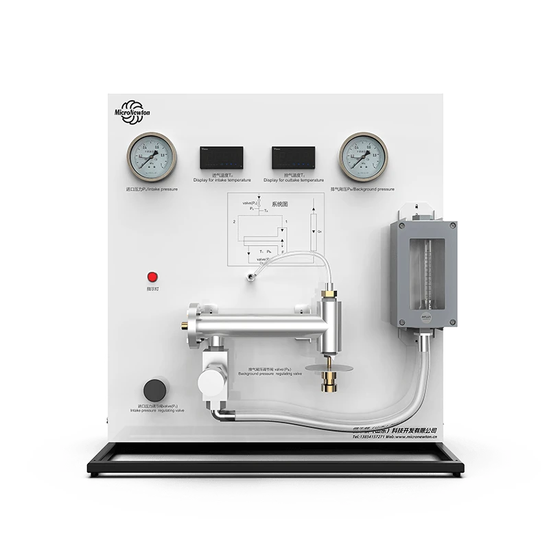 Aparelho experimental de desempenho de bocal F301