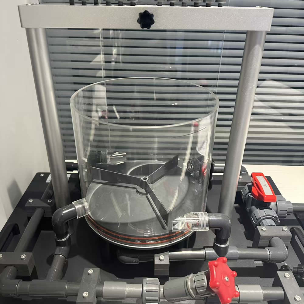 Bombas em série e paralelas Dispositivo experimental Equipamento de laboratório de ensino universitário de mecânica de fluidos